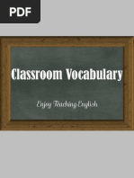 Classroom Vocabulary