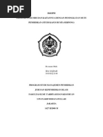 Laporan Observasi Manajemen Sekolah