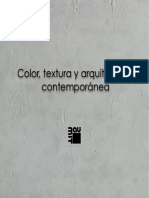 Color Textura y Arquitectura Contemporanea