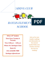 Classroom Flyer