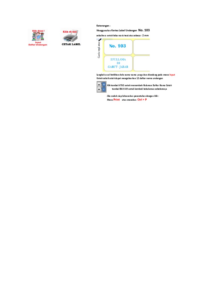 Format Label Undangan Otomatis Efullama V 08 15 Terbaruxlsxpdf