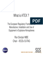 What Is Atex ?: Ron Sinclair Mbe Chair - Iecex Extag
