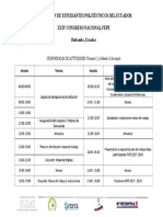 Cronograma de Actividades XXIV Congreso FEPE