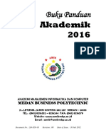 Buku Panduan Akademik 2016