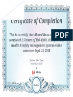 ISO 45001 Certificate PDF
