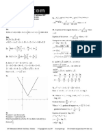 Itute 2007 Mathematical Methods Examination 1 Solutions