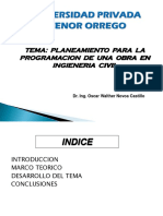 1 - Planeacion y Programacion de Obra