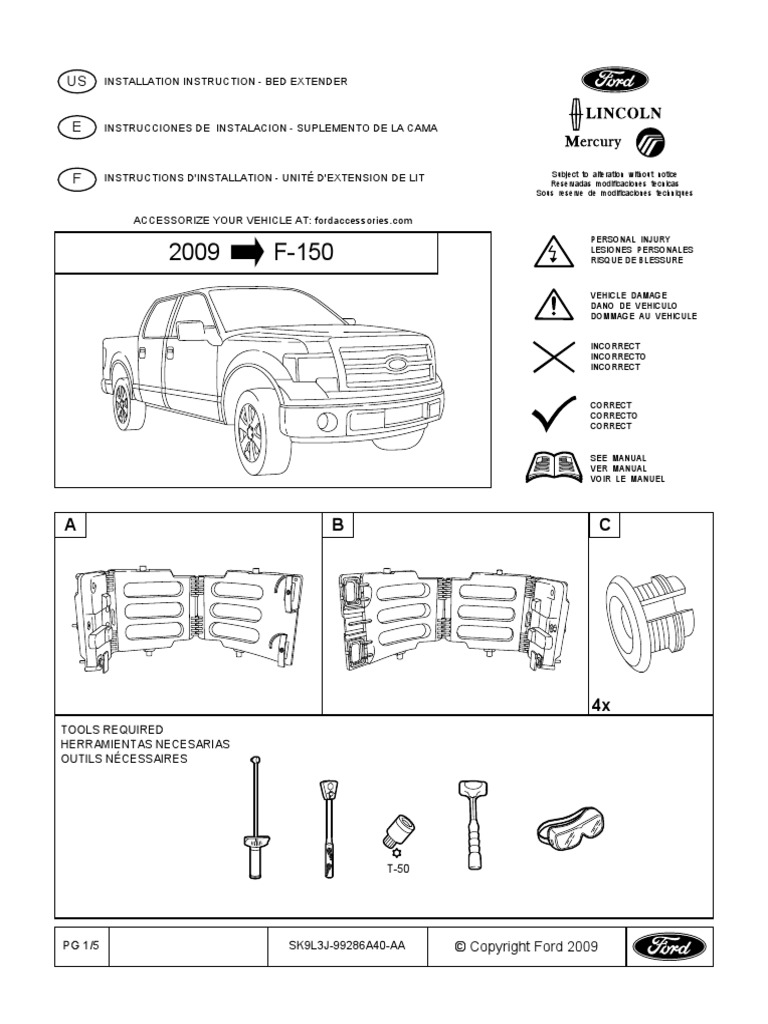Bed Extender Installation Instructions PDF Vehicles Nature