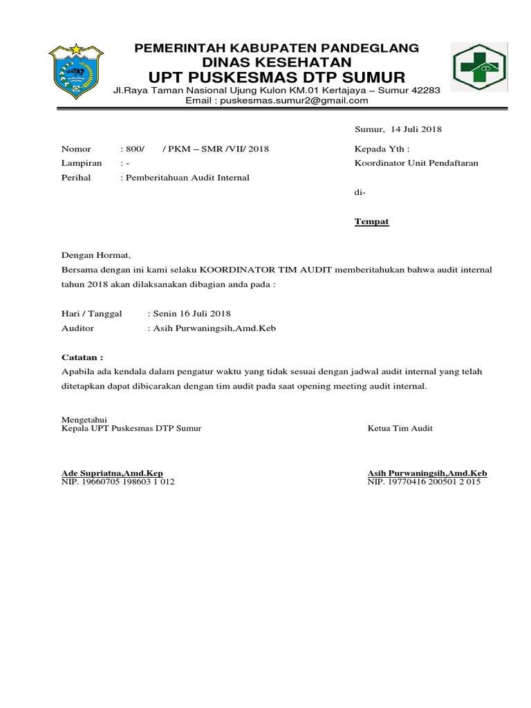 Contoh Surat Cancel Cheque