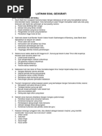 Soal Geografi