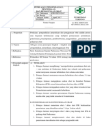 SOP Penilaian Pengendalian Penyediaan dan Penggunaan Obat Puskesmas