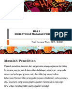 1.menentukan Masalah Penelitian