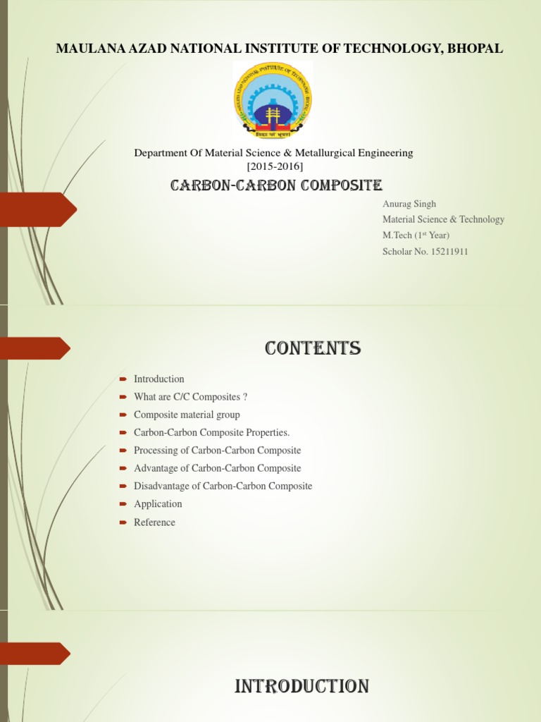 Carbon Carbon Composite | PDF | Composite Material | Carbon