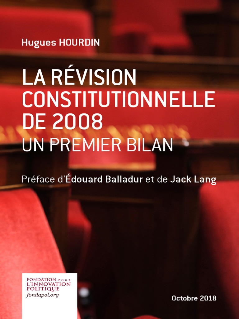 La Révision Constitutionnelle Du 6 Novembre 1962 Dissertation