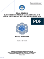 2018 Soal Osk Matematika