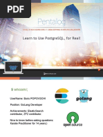 Ebook Learn To Use PostgreSQL For Real