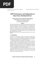 Optimization in The Shortest Path First Computation For The Routing Software GNU Zebra