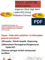 High Alert KCL Untuk Petugas Farmasi