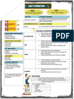 Daily Lesson Plan: Theme Topic