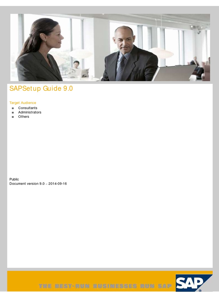 SAP Setup Guide PDF | PDF | Windows Registry | Installation (Computer ...