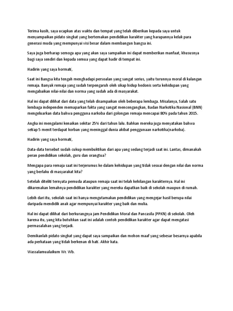 Terima Kasih, S  PDF