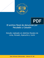 El archivo fiscal de denuncias por peculado y colusión - Defensoría del Pueblo.pdf