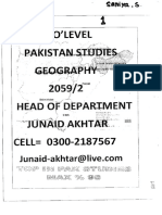 Pakistan Studies Junaid Akhtar Section 1 GEOGRAPHY PDF