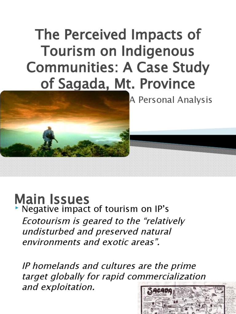 Impacts of Tourism on Sagada's Indigenous Communities | PDF | Tourism ...
