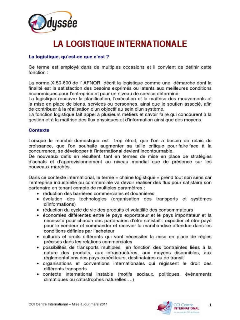 Incotermes Et Acteurs | PDF | Lettre de crédit | Services (Économie)