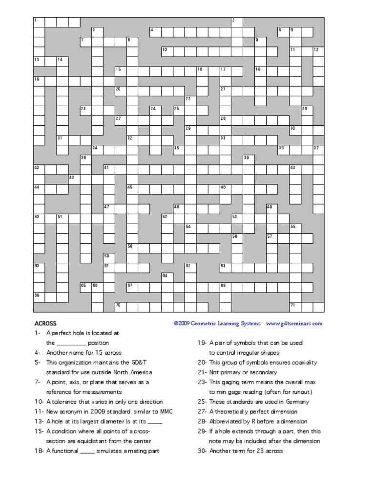 Crossword | PDF