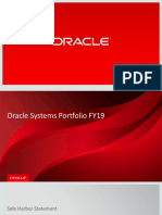 Oracle Systems Portfolio FY19