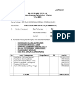 Anggaran Buget Kokurukulum 2018