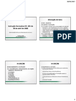 Alienação e controle de bens na IN 205/88