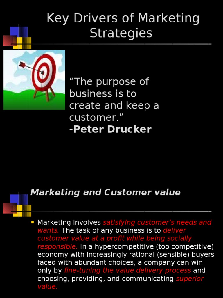 Key Drivers of Marketing-Strategy | PDF | Marketing | Swot Analysis