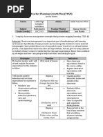 teacher planning growth plan - heintz