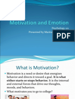 Motivation and Emotion Chapter 10
