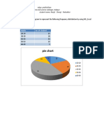 Pie Chart: Q.3) Construct A Pie - Chart Diagram To Represent The Following Frequency Distribution by Using MS - Excel