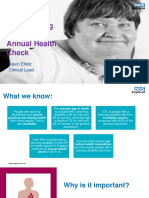 Annual Health Check Information