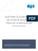 Guía Para La Elaboración Del Plan de Seguridad Física de La Instalación