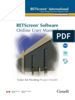 Retscreen Software: Online User Manual