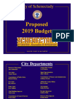 SCHENECTADY 2019 Proposed Budget