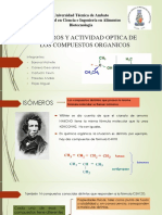 Isomeros y Actividad Optica de Los Compuestos Organicos