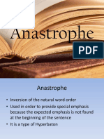 Anastrophe Powerpoint
