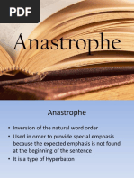 Anastrophe Powerpoint