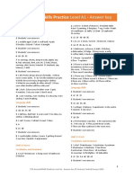 Pte General Skills Practice Level A1 Answer Key PDF