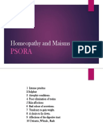 Homeopathy Psora Miasm