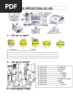 prépositions de lieu