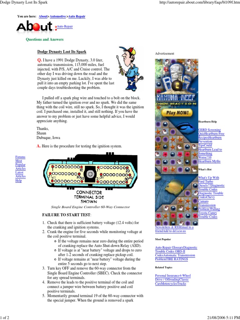 Ignition TroubleShooting PDF | PDF | Ignition System | Automobiles