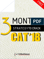 CAT 18 3months Strategy
