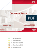 Cobranza Social A Agosto2006